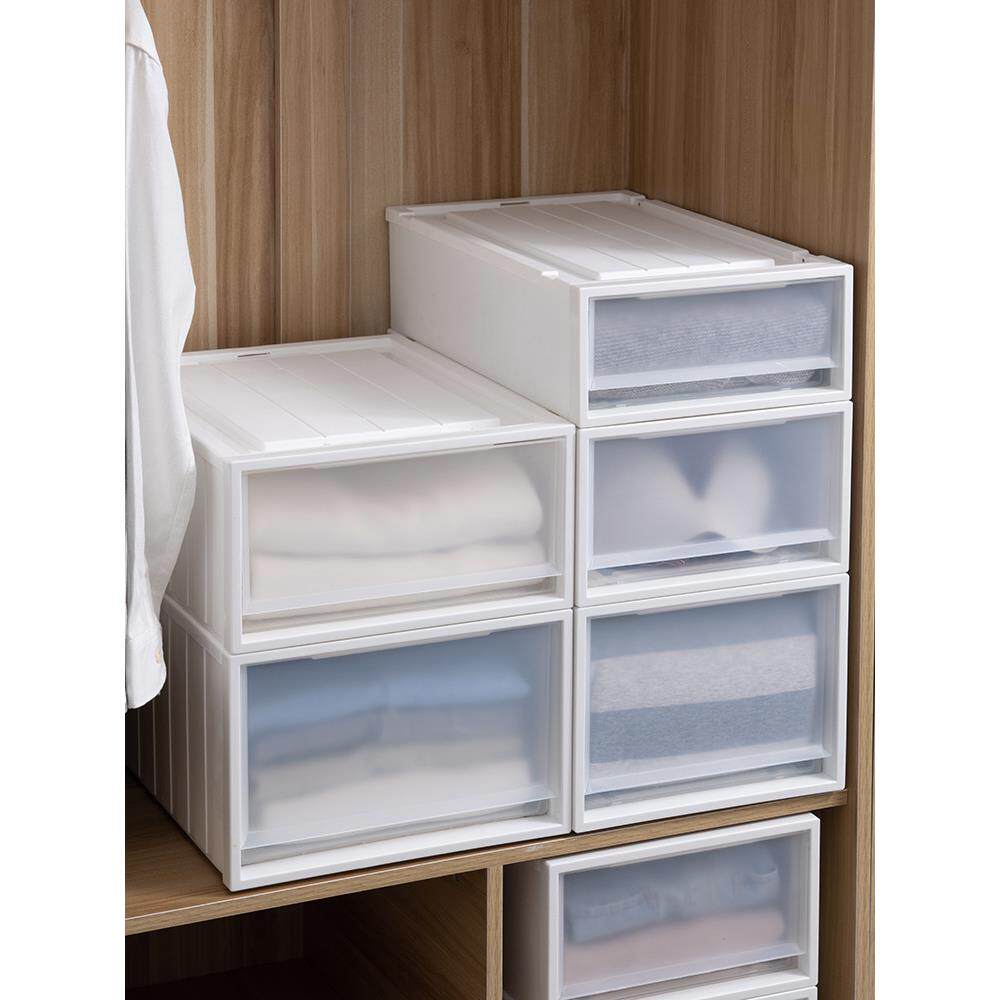 抽屉式收纳柜子塑料衣柜收纳盒衣服收纳箱多层加厚自由儿童储物柜