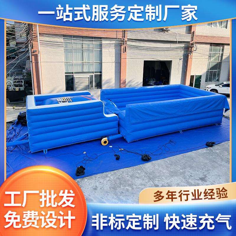 加厚PVC飞人气垫户外摆摊网红充气弹跳飞人蹦床儿童玩具设施