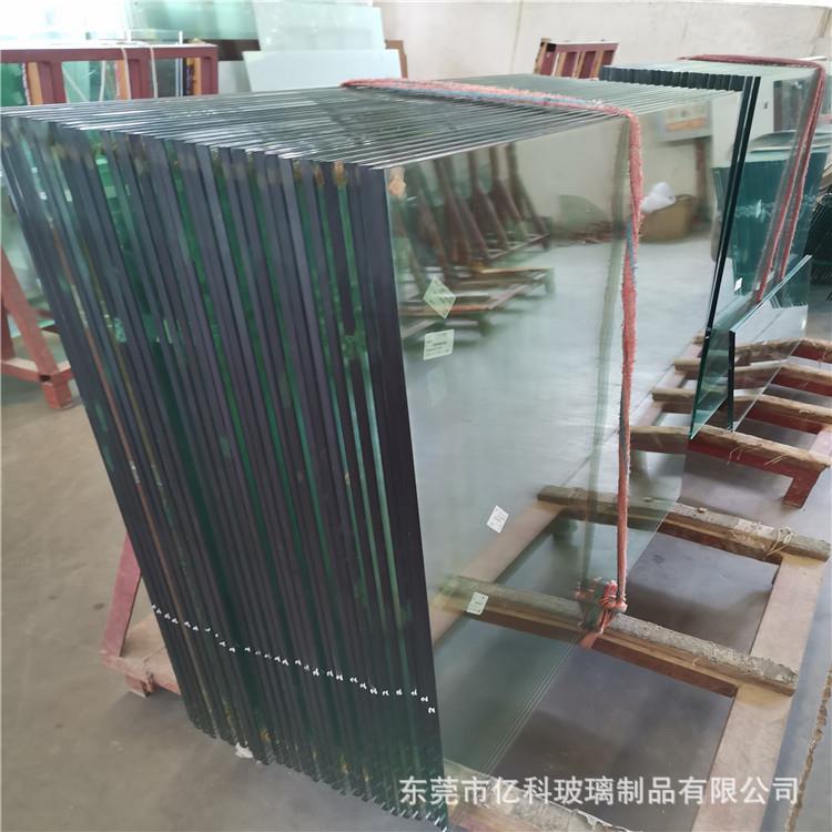 超白钢化玻璃双层中空夹胶玻璃隔断玻璃门PVB防火淋浴房建筑扶栏