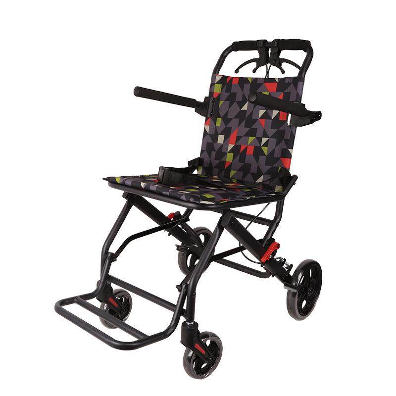 助行车轮椅老人助行器代步车四轮残疾康复折叠减震手推车电商