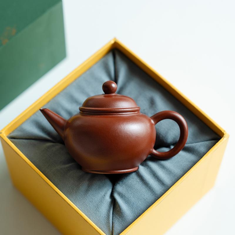 水平壶真紫砂壶高端泡茶壶迷你小单壶一人用宜兴家用明针工艺