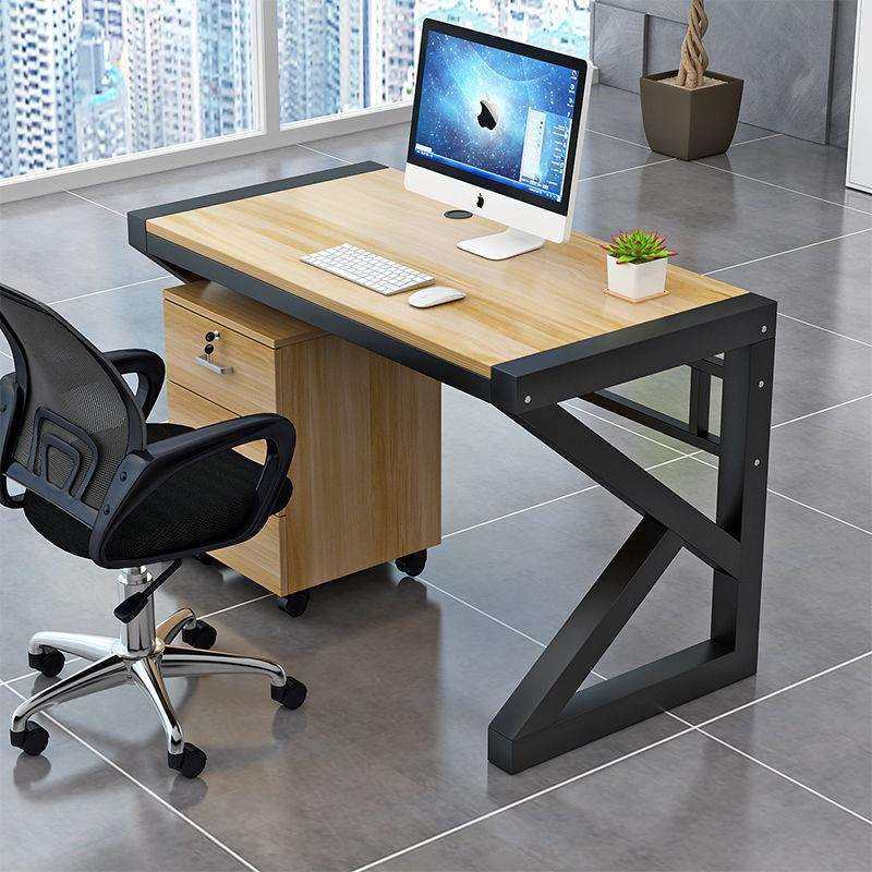 职员办公桌电脑桌员工工位桌简易双人办公桌椅组合工位桌工作台厂