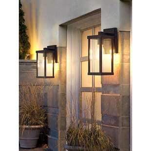 美式简约壁灯别墅外墙大门口阳台柱子室外庭院走廊院子户外防水灯