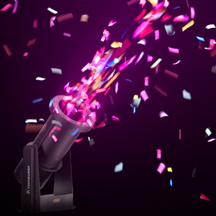 LED1500W彩纸机RGB酒吧婚庆舞台设备气氛氛围喷纸机喷纸道具撒花