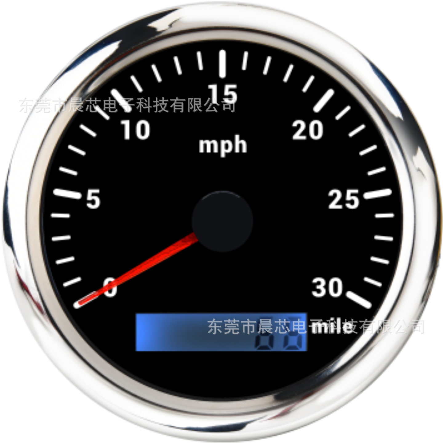 85mm汽车工程机械船舶游艇改装里程表mph、knot脉冲速度表
