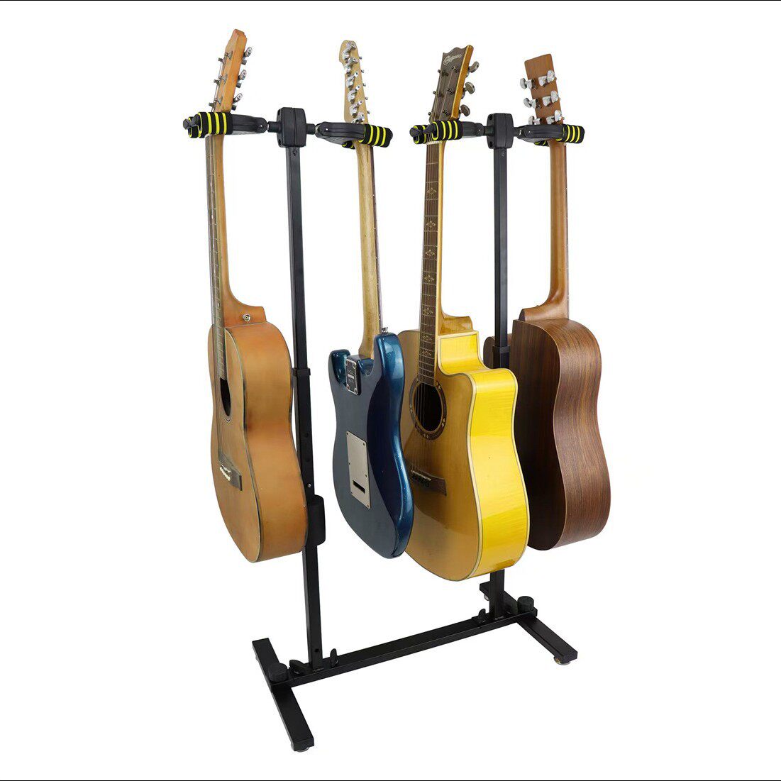 自锁四把吉他架四立式多4支木民谣支架子电贝司吉它琴架琴房展示