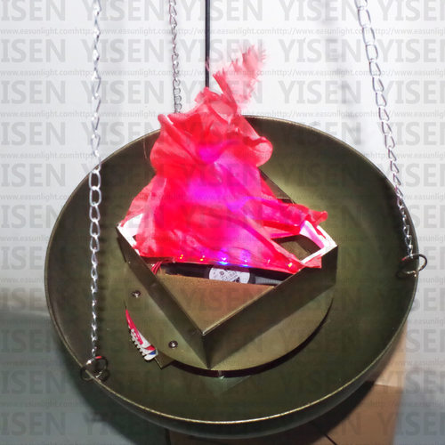 节日装饰火焰灯盆酒吧仿真LED灯电子火盆鬼屋装饰坐式挂式火焰灯