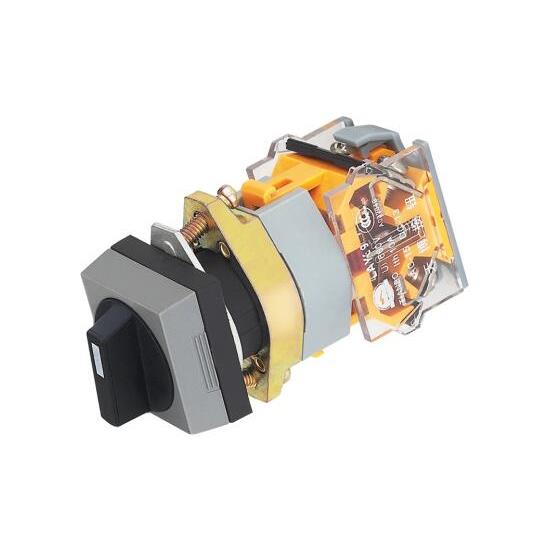 天博按钮 LAY39A-20XSF  三位置短柄方形旋钮 启动按钮开关