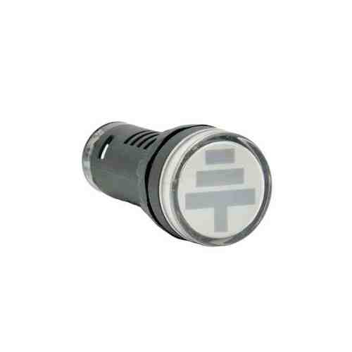塑料圆形LED信号灯带接地符号警示灯指示灯22mm AD16-G28