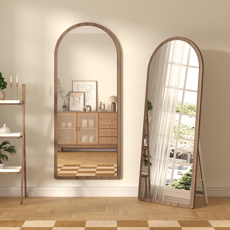 镜子全身镜客厅家用落地镜简约穿衣镜女生卧室壁挂贴墙高清试衣镜