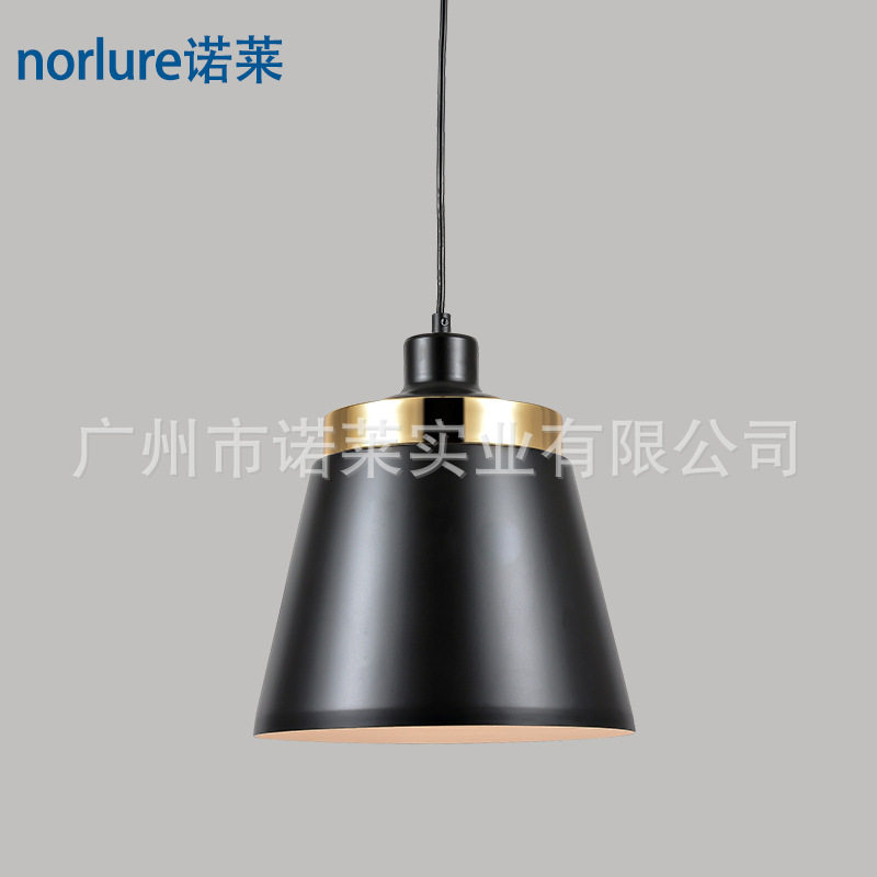 现代简约吊灯 黑色工业风餐厅咖啡厅发廊茶艺甜品屋装饰吊灯灯罩