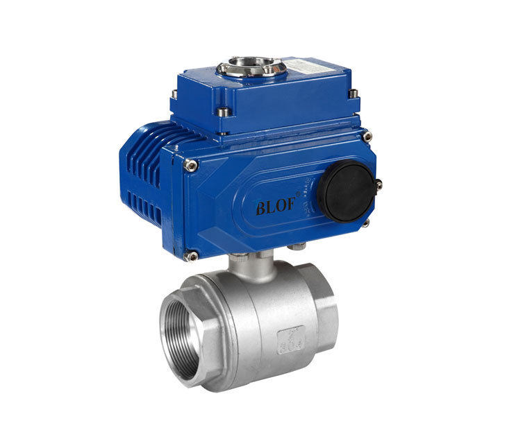 不锈钢304/316电动二片式内螺纹球阀2Q911F-16P3分4分1寸dn20