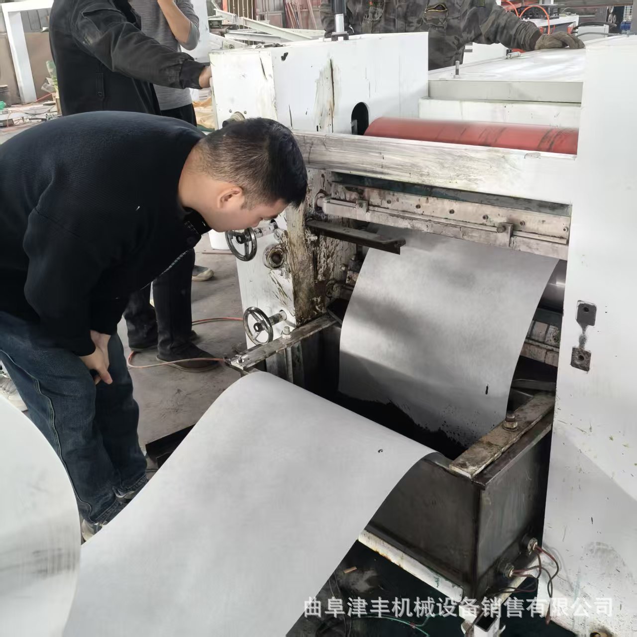 无纺布芳纶玻璃纤维涂胶烘干机