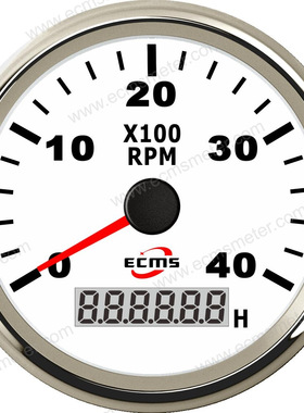 ECP游艇快艇轮船渔船船艇改装车汽车指针转速表4000转 速比可设