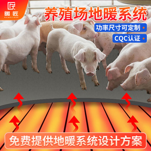 暖匠养殖场电热膜 仔猪电热板 石墨烯地暖 猪圈猪舍保温加热
