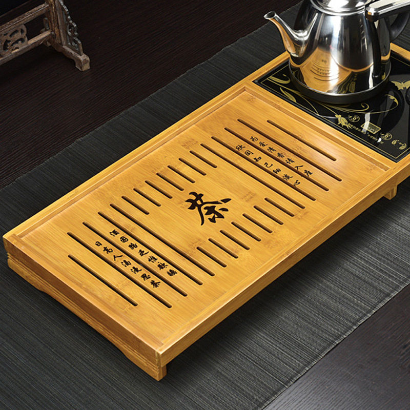 批发长方实木茶盘 竹制带烧水整套家用简约家居客厅待客茶台特价