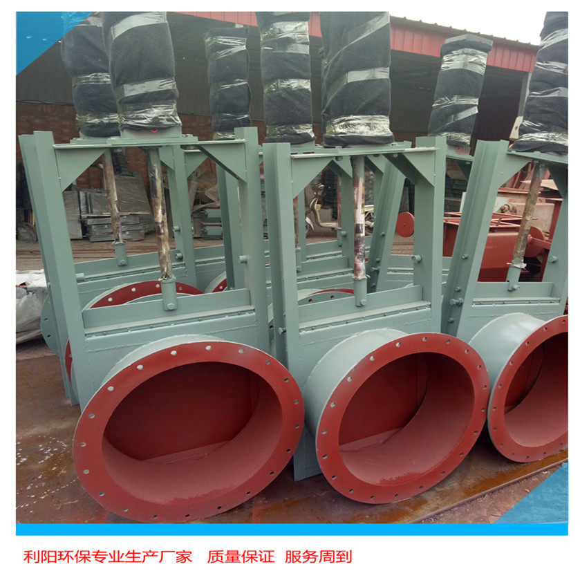 敦煌除尘器检修闸板阀 圆口DN300气动闸板阀 批发气动蝶阀刀型阀