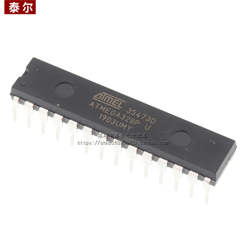 ATMEGA328P-PU ATMEL单片机 直插DIP-28封装 百分百原装正品