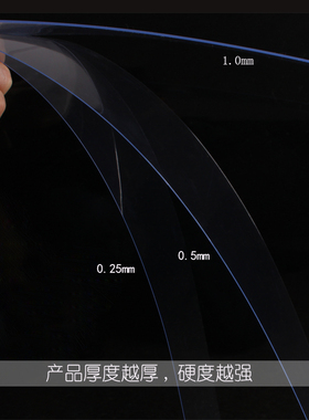 PVC透明塑料片 PVC硬片 印刷PVCG片材 相框高透带双面薄塑料保护