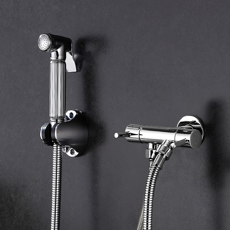 百汉BH-M896全铜马桶角阀马桶喷枪单冷妇洗Q器洗漱利器马桶伴侣