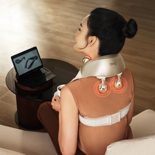 SKG H5-2代尊贵款颈椎按摩仪器礼盒装晶钻肩颈斜方肌送女友礼物