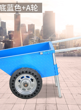 加厚劳动车灰斗车水泥车家用车室内车窄门车建筑工地车搬运车包邮