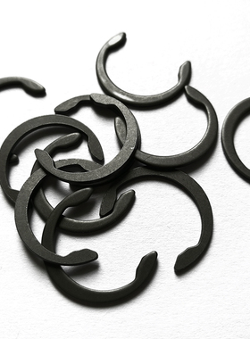 1800C型开口挡圈 夹紧挡圈 新月形开口挡圈 半圆卡簧 C型卡簧3-45