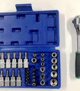 34件套E型套筒梅花星形套筒E4-E20批头T10-T60内六花中飞工具组套