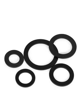 白色硅胶垫片螺丝减震防水垫圈耐高温密封件黑色橡胶MV2M3-M20