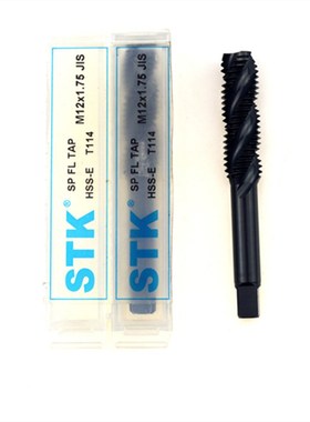 日本STK T114机用丝攻螺旋丝锥黑色MM2.5 3 M4 M5 M6 M8 M10 M12