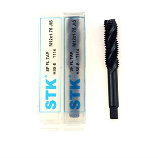 日本STK T114机用丝攻螺旋丝锥黑色MM2.5 3 M4 M5 M6 M8 M10 M12