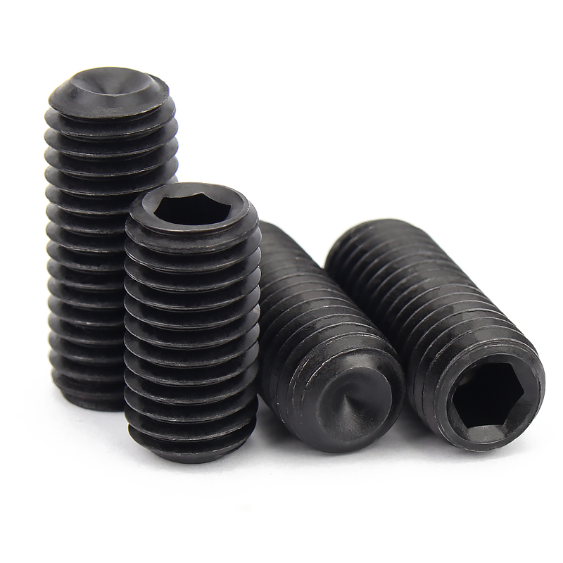 W1/8-40 W5/32-32 W3/16-24英制12.9级凹端紧定机米顶丝螺丝钉BSW