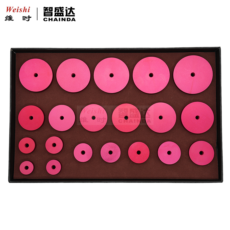 修表工具红色加深压膜 灰色加深压拱形双卜玻璃模具压表蒙压圈口