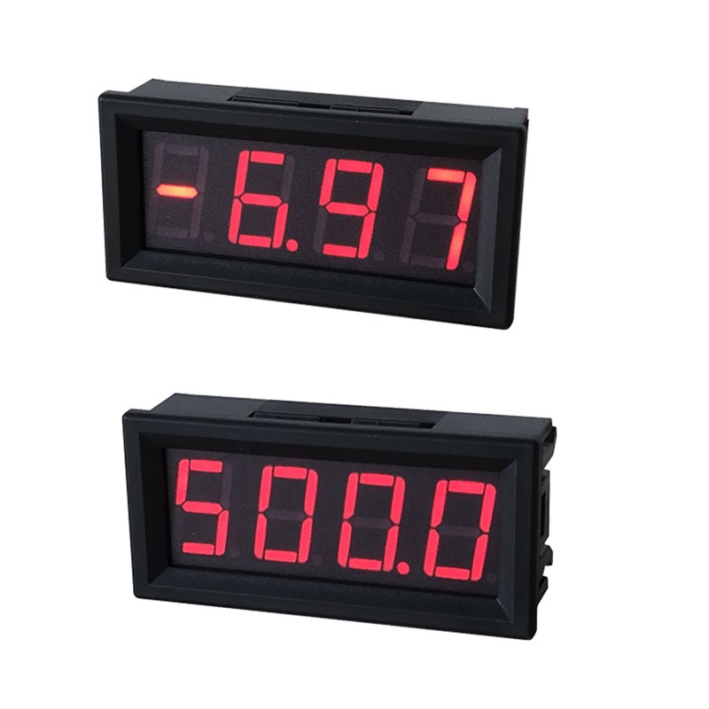 0.56寸4位数显LED高精度q直流电压表0-200.0V 正负电压DC50V30V10