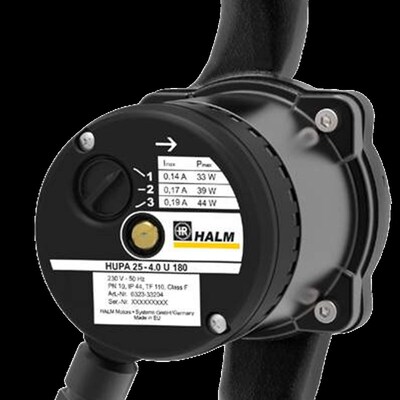 水泵家用地暖循环超静音HALM黑色加压太阳能德国原装进口直销电动