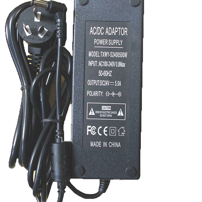 AC100-240V交流转直流DC24V/5A直流稳压电源