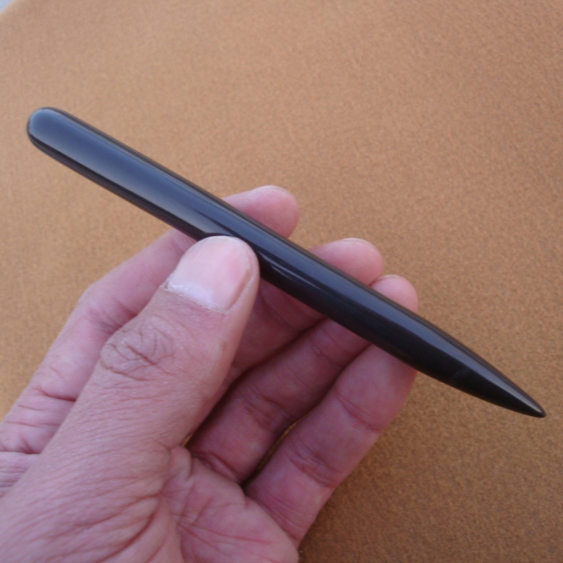 泗滨砭石拨筋棒面部眼部刮痧板按摩棒美容拨经点穴穴位经络笔