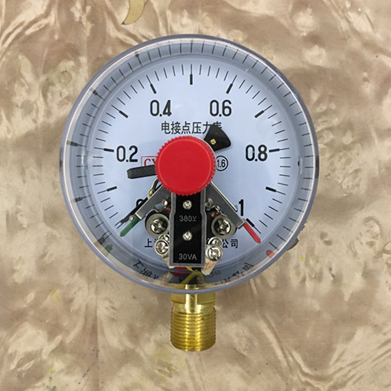 25mpa电接点压力表YX100.150磁助电接点压力表0-40MPA水泵表60mpa