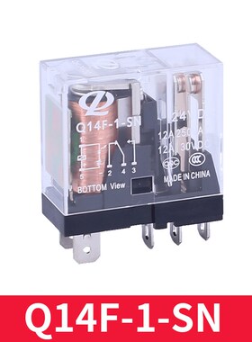 G2R-1 Q14F-1-SN RJ1S-CL中间小型电磁继电器直流24v宽5脚带灯