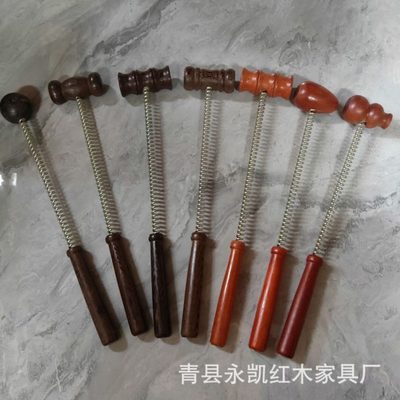 鸡翅木健身锤实木锤力球按经络敲打养生厂家
