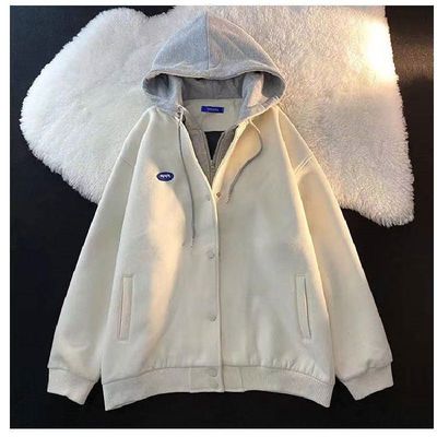 加绒加厚卫衣外套少女秋冬装2025新款初中高中学生百搭开衫上衣服