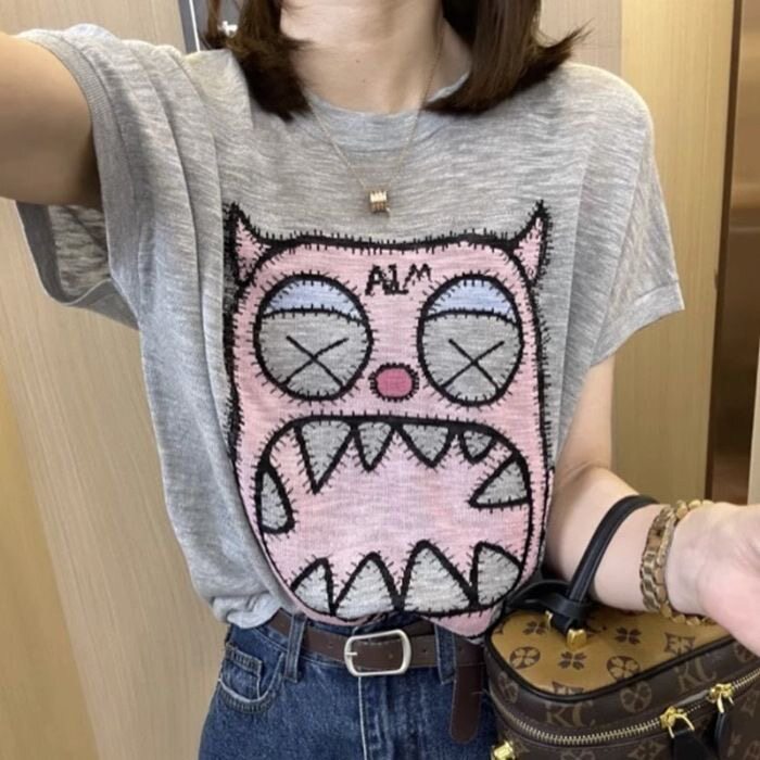 薄款女短袖t恤2026夏新款百搭时尚爆款女装宽松上衣服小个子体恤