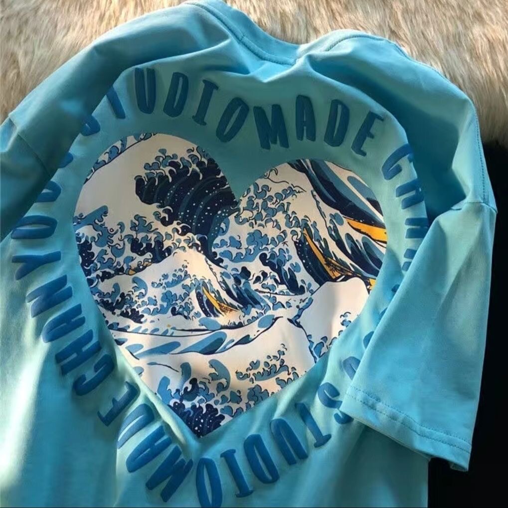 夏季纯棉短袖t恤女2026新款百搭印花潮牌休闲ins学生宽松半袖体恤