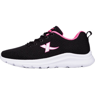 特步官方正品女鞋春季网面透气运动鞋女士软底不累脚健步鞋休闲鞋