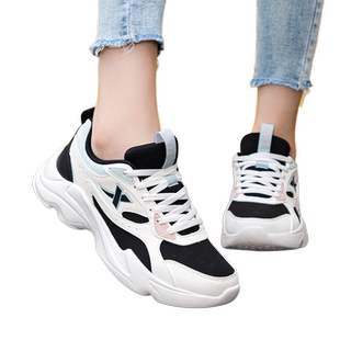 特步运动鞋女2025冬季新款软底老爹鞋官方旗舰女士休闲皮面跑步鞋