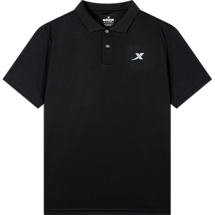 特步短袖女T恤 2026春季新款棉T黑色运动体恤官方旗舰店女装半袖