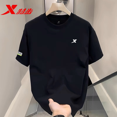 短袖透气旗舰店透气特步官网新款