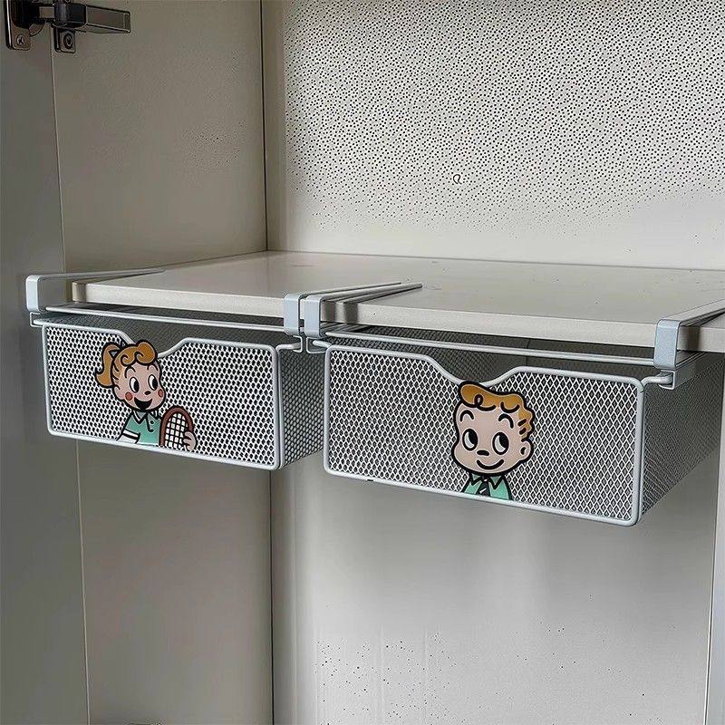 抽屉式收纳盒内裤内衣悬挂分格分类挂篮衣柜双层下挂袜子整理神器,收纳整理,首饰盒,淘宝优惠券,粉丝福利购,淘宝优惠卷