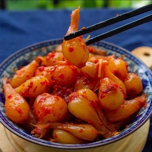 云南特产酸辣藠头腌制泡菜酸辣藠头水晶甜藠头袋装茭头自制酱菜