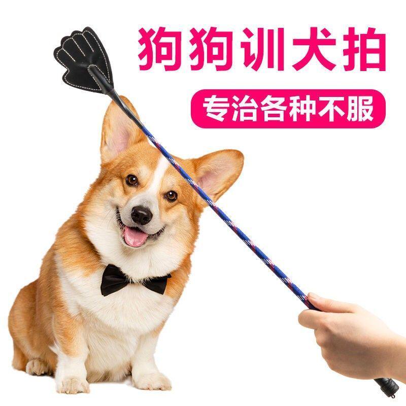 不伤爱犬皮质爱心拍打狗棒训犬拍训狗神器狗狗训练训导专用用品